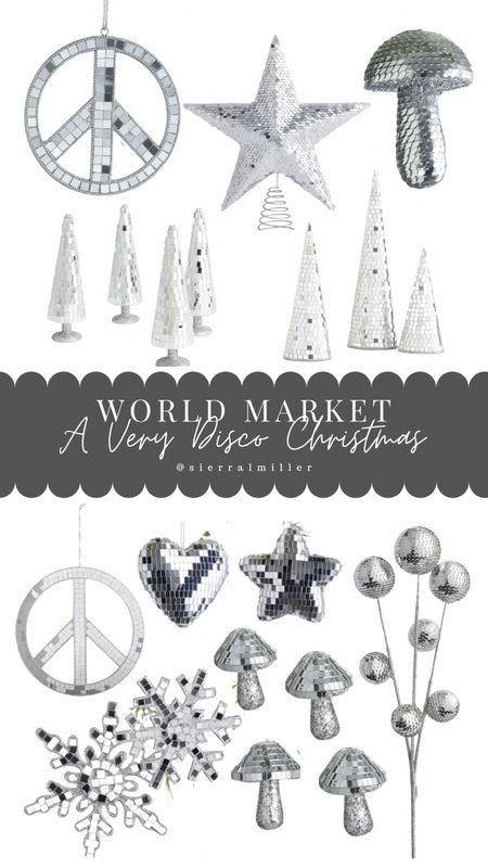 World Market Christmas finds! Shop my favorite holiday finds for a very disco Christmas! Disco balls are trending this season! #LTKHoliday #LTKChristmas

#LTKhome #LTKfamily #LTKSeasonal