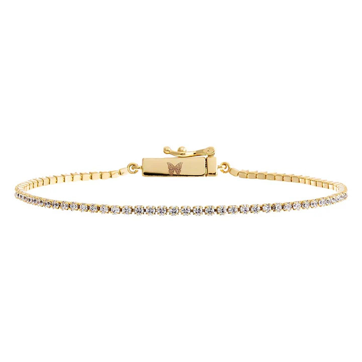 Classic Thin Tennis Bracelet | Adina Eden