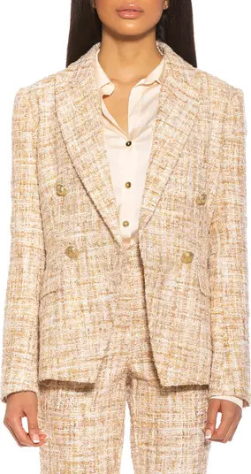 Alexia Admor Double Breasted Tweed Jacket | Nordstromrack | Nordstrom Rack