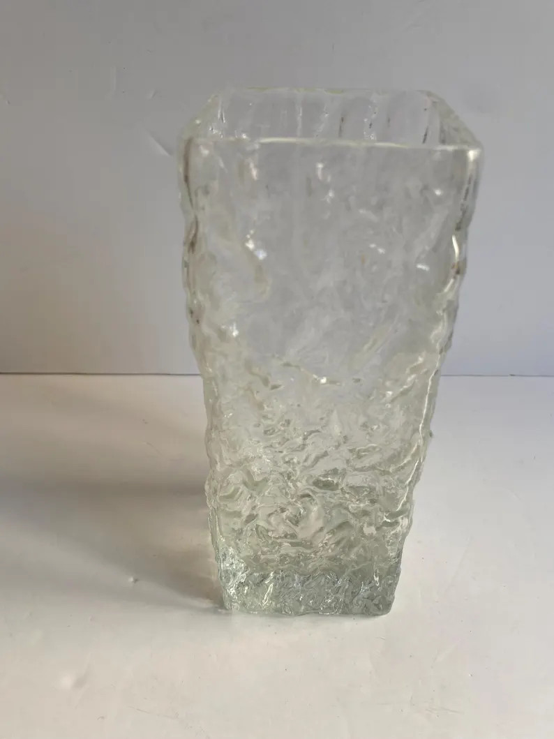 BRUTALIST GLASS VASE - Etsy | Etsy (US)