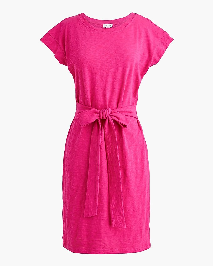 Short-sleeve tie-waist T-shirt dress | J.Crew Factory