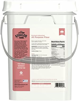 Augason Farms Enriched Unbleached All Purpose Flour | Amazon (US)