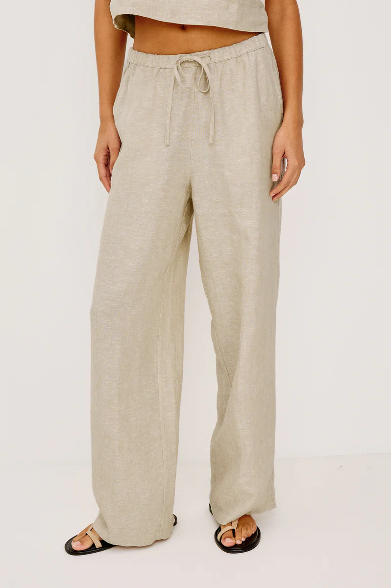 EMMIE PANT - HEATHERED FLAX | Rails