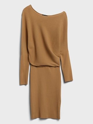 Off-the-Shoulder Sweater Dress | Banana Republic (US)