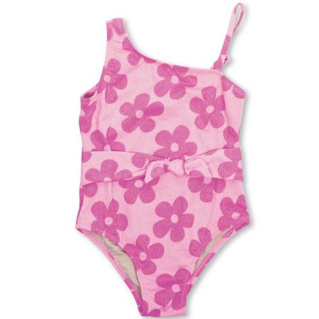 Retro Daisy Shimmer One Piece Swimsuit 6m-10 | Shade Critters
