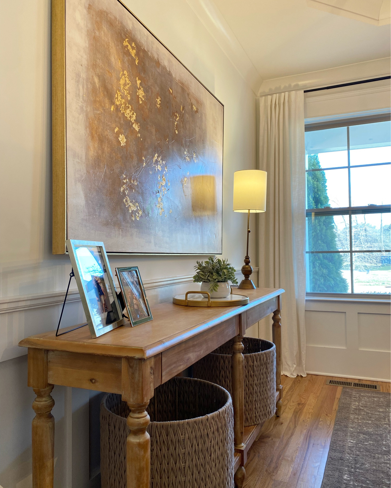 Dining room refresh, dining room, TJmaxx, home goods, dining room art, large art, console table, sideboard table, minimalist dining room, buffet lamps, tall skinny lamps, curtains, dining decor, living room decor

#LTKunder50 #LTKfamily #LTKhome