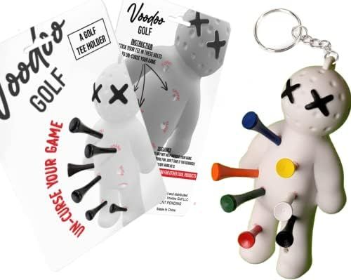Voodoo Golf Ball Tee Holder | Novelty Keychain Accessory for Bag | Gifts for Men | Fits 3 1/4, 2 3/4 | Amazon (US)