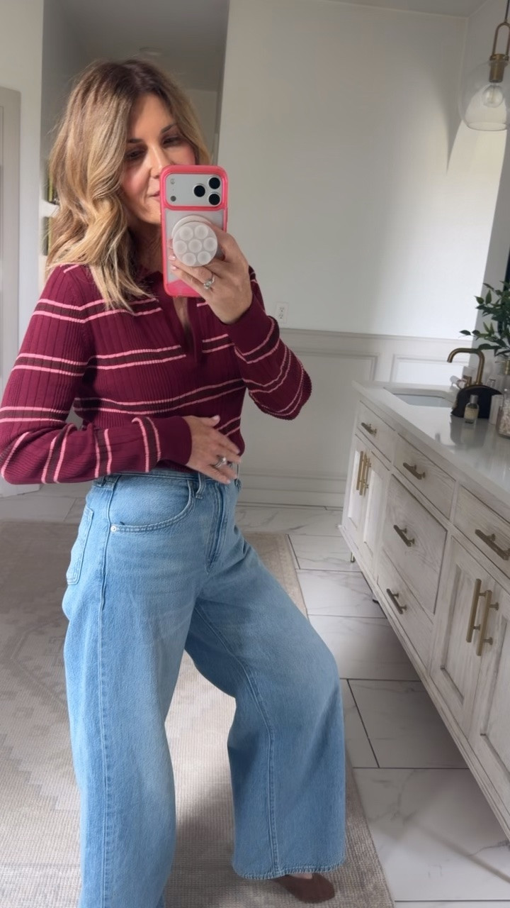 Wearing a size 27 in jeans and small top

#LTKOver40 #LTKootd