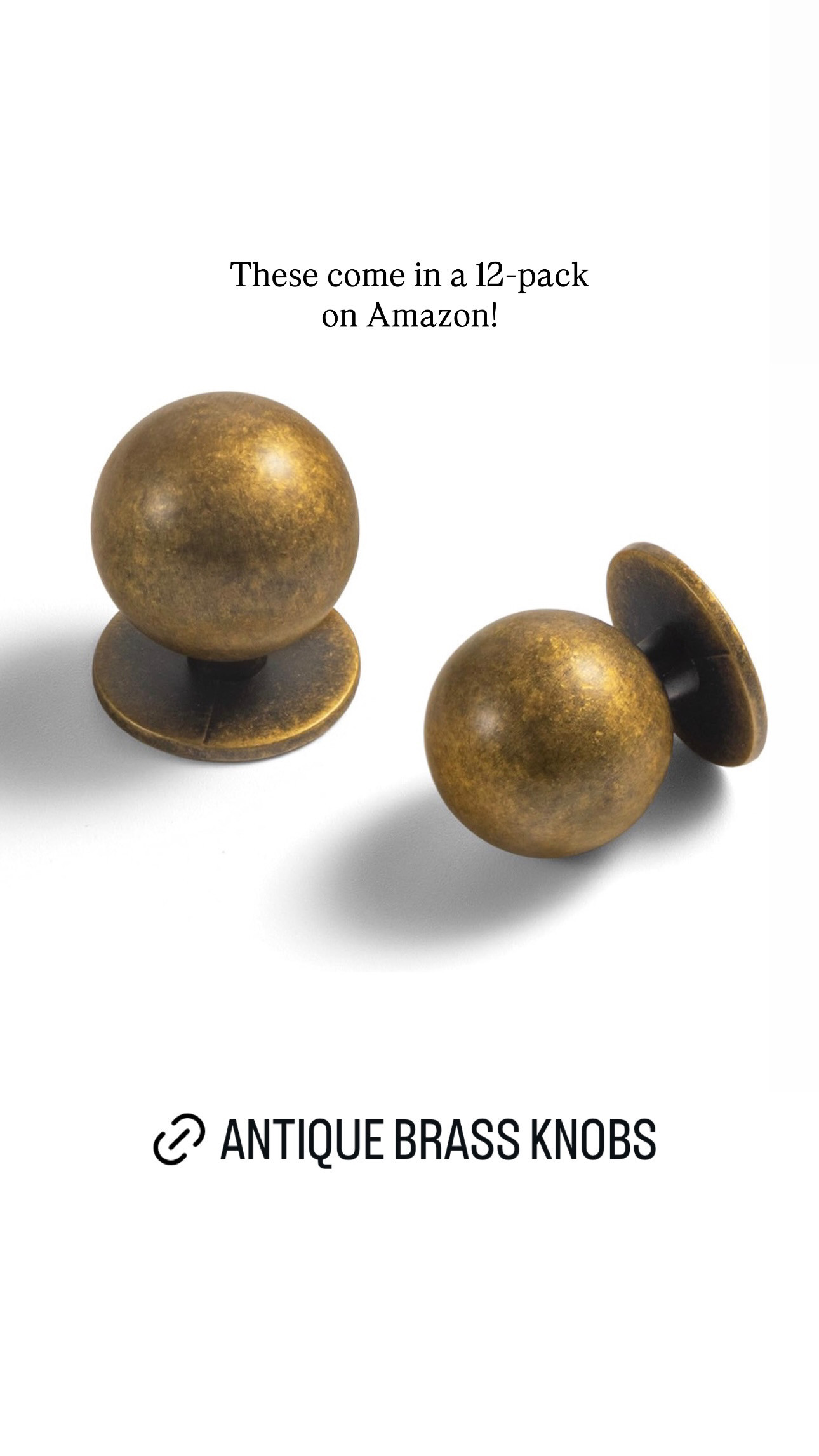 Love these antique brass knobs! Just put them on the cabinets in the living room 

 #LTKdayinmylife #LTKHome