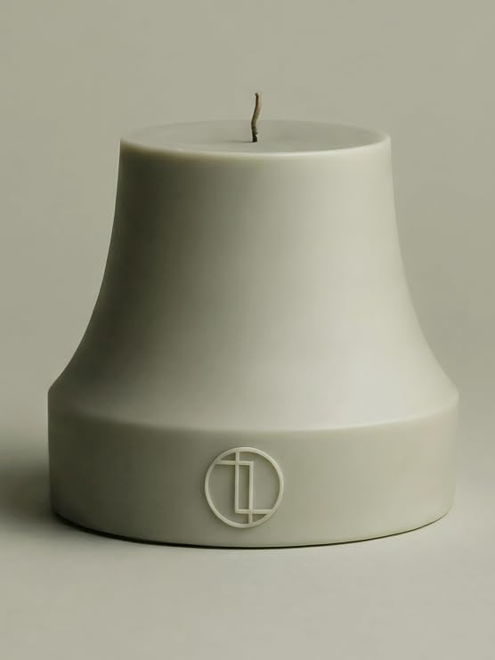 LAWA Bell Candle - Large Beautiful Handmade Pillar Soy Wax Elegant Bubble Aesthetic Candle Unscen... | Amazon (US)