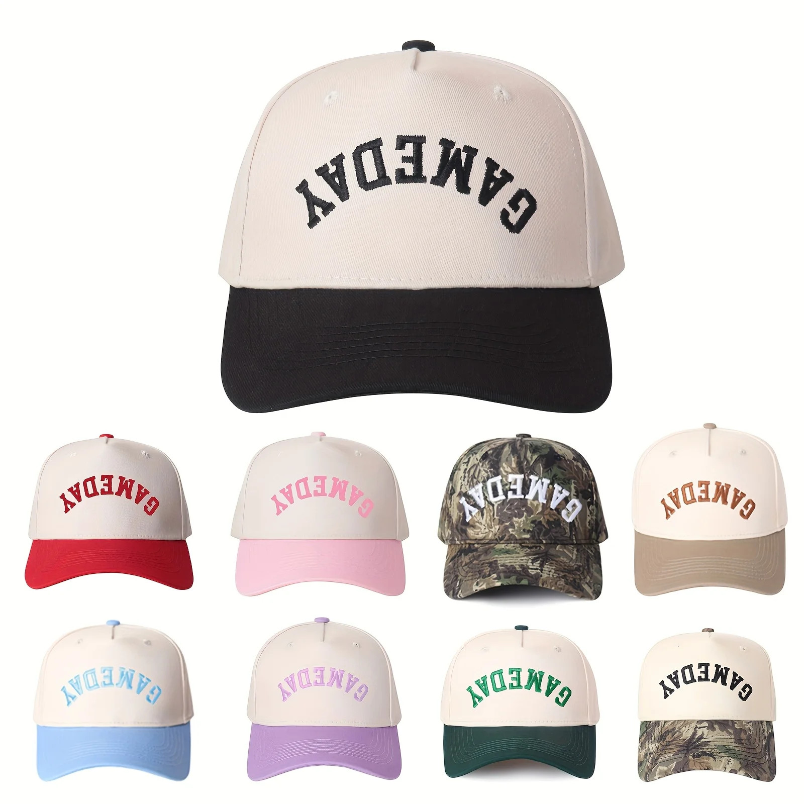 Fun "GAMEDAY" Upside Down Trucker Cap Reversible Novelty Hat Adjustable Snapback for Men and Wome... | Walmart (US)