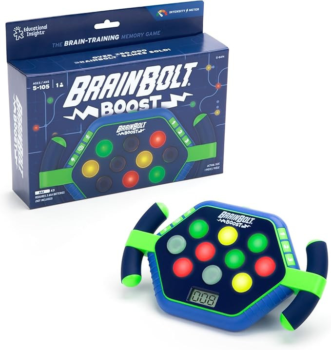 Educational Insights BrainBolt Boost - Memory Game with Light and Sound, Electronic Brain Games, ... | Amazon (US)