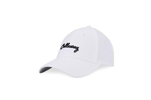 Callaway Golf Standard Callaway Womens Stitch Magnet Headwear (White/Black) | Amazon (US)