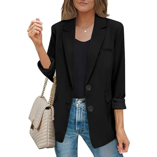 Black Blazer for Women Women Jackets Casual Today Womens Dress Jacket | Amazon (US)