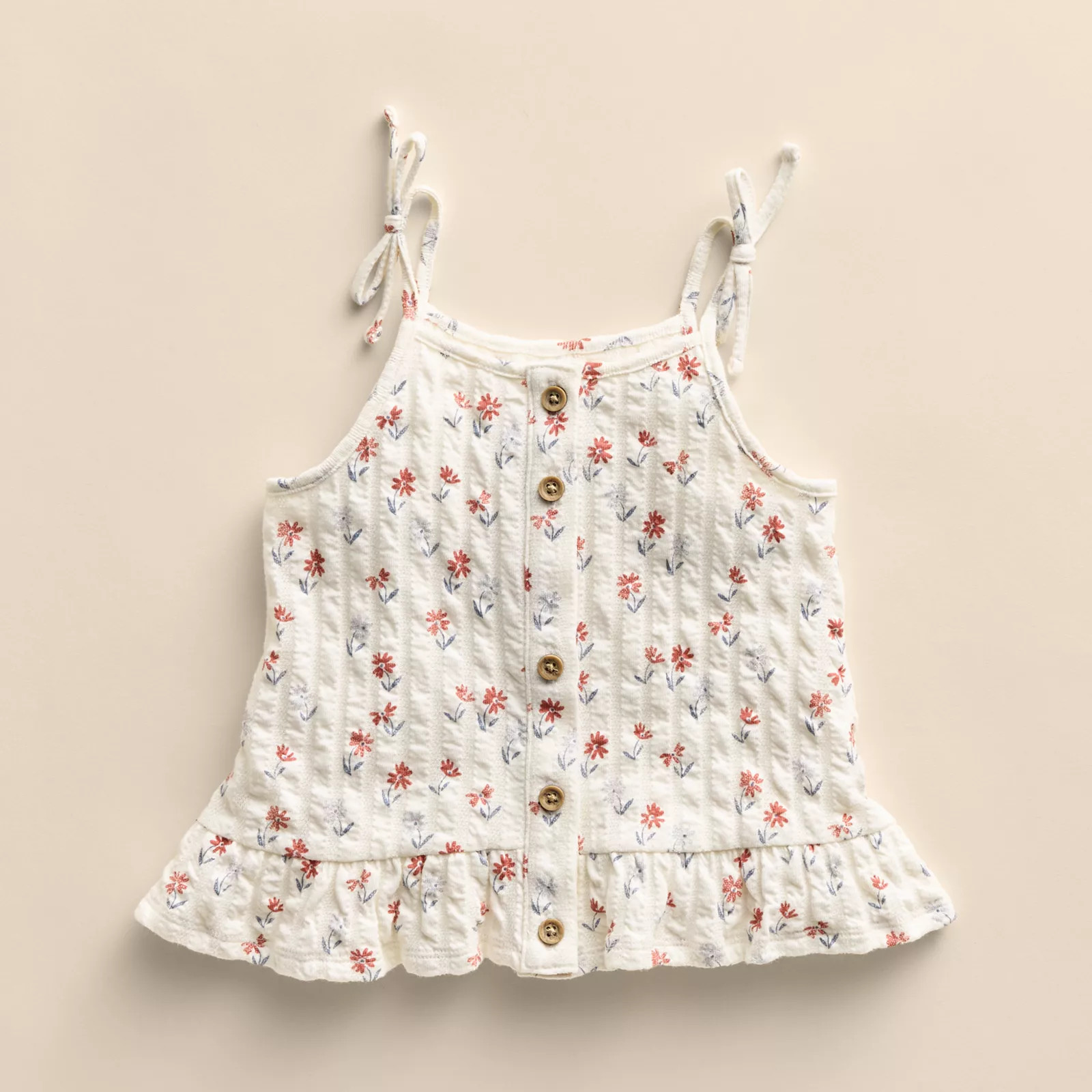 Baby & Toddler Little Co. By Lauren Conrad Organic Button Down Bow Tank | Kohl's