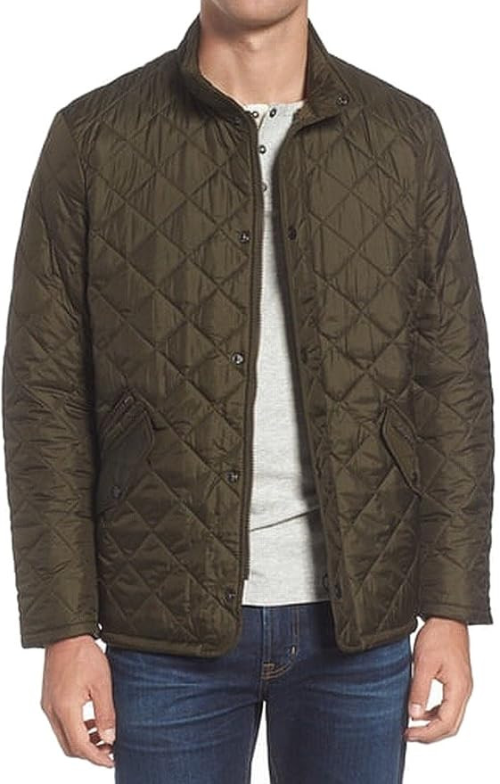 Barbour Men's Flyweight Chelsea Quilted Jacket, Olive, Green, M | Amazon (US)