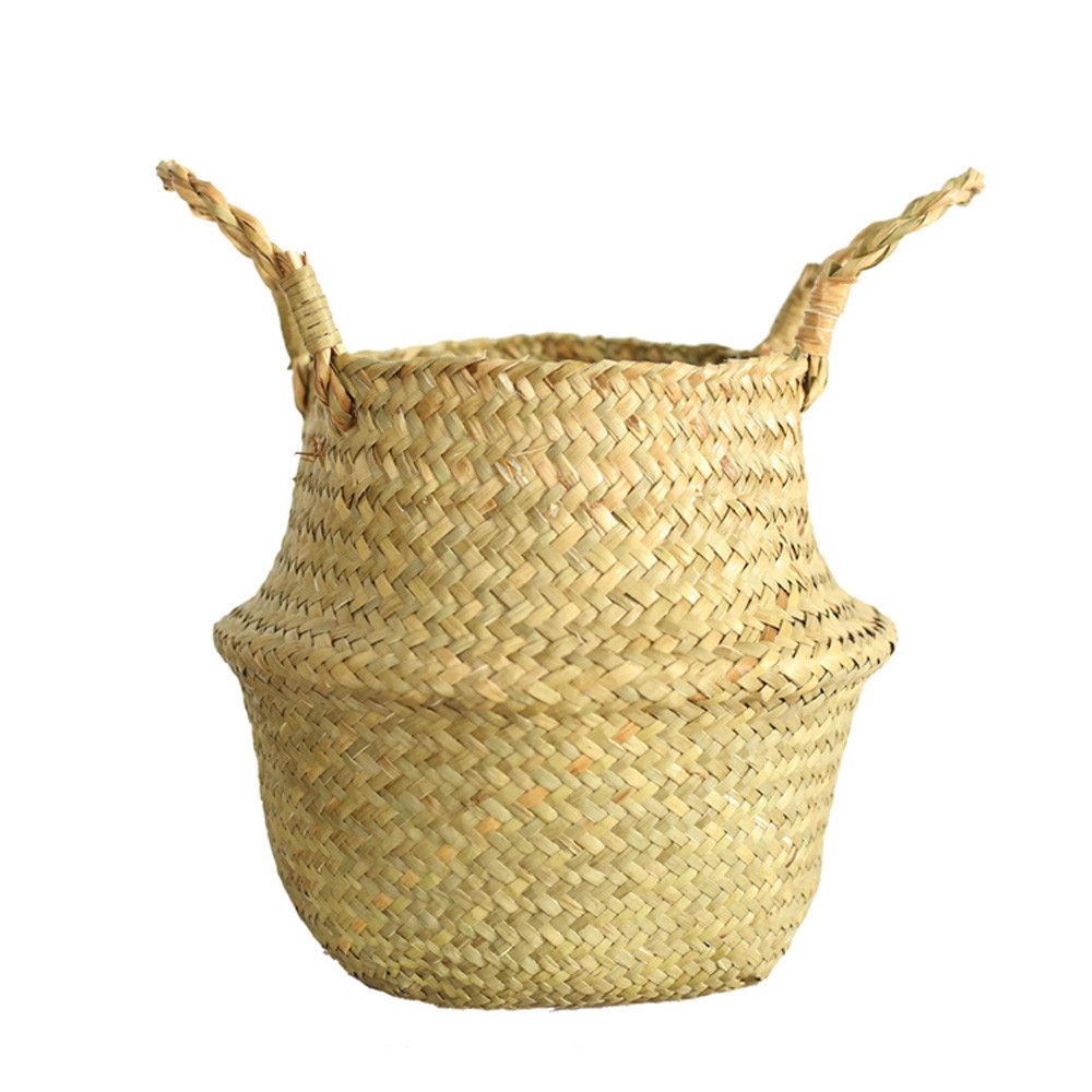Seagrass Wicker Basket Wicker Basket Flower Pot Folding Basket Dirty Basket BG | Walmart (US)