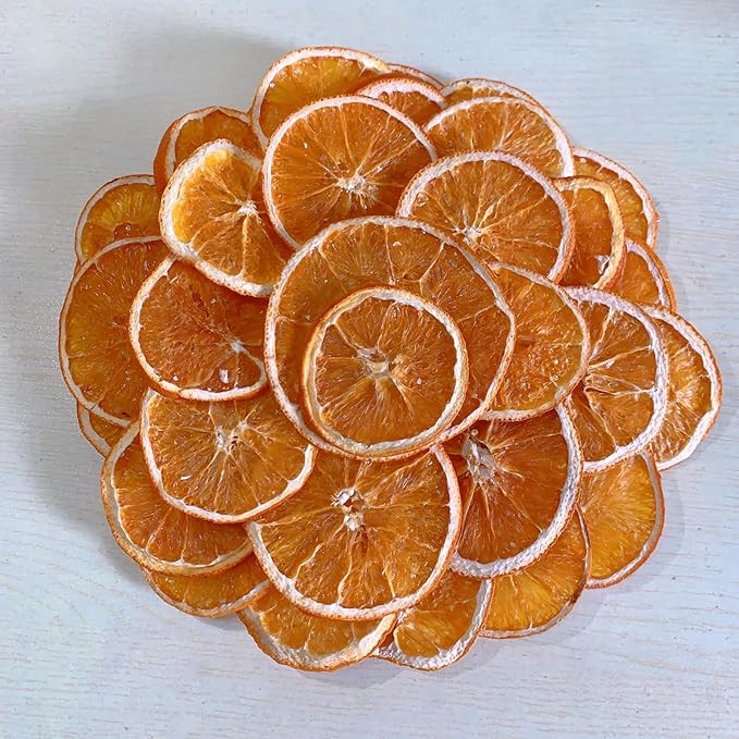 Dried Orange Slices, 4.48oz Natural Dried Orange Slices for Potpourri Simmering, Potpourri Candle... | Amazon (US)