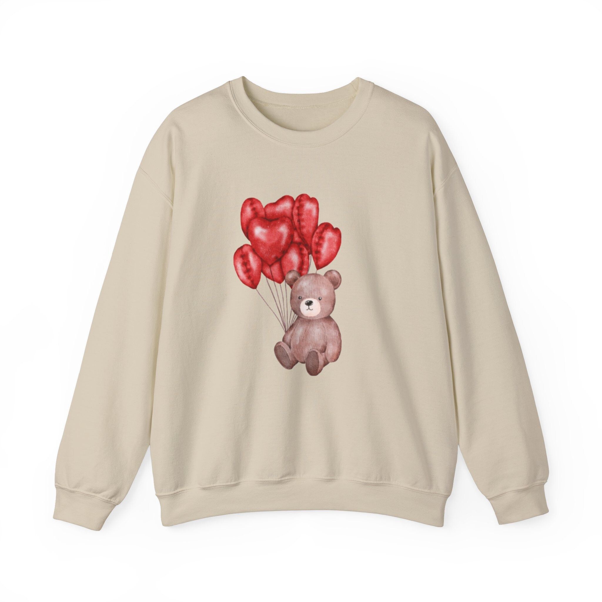 Valentines day sweatshirt, cute sweater, sweatshirt,bear sweatshirt, cute bear sweatshirt, gifts for her,Crewneck Sweatshirt | Etsy (US)