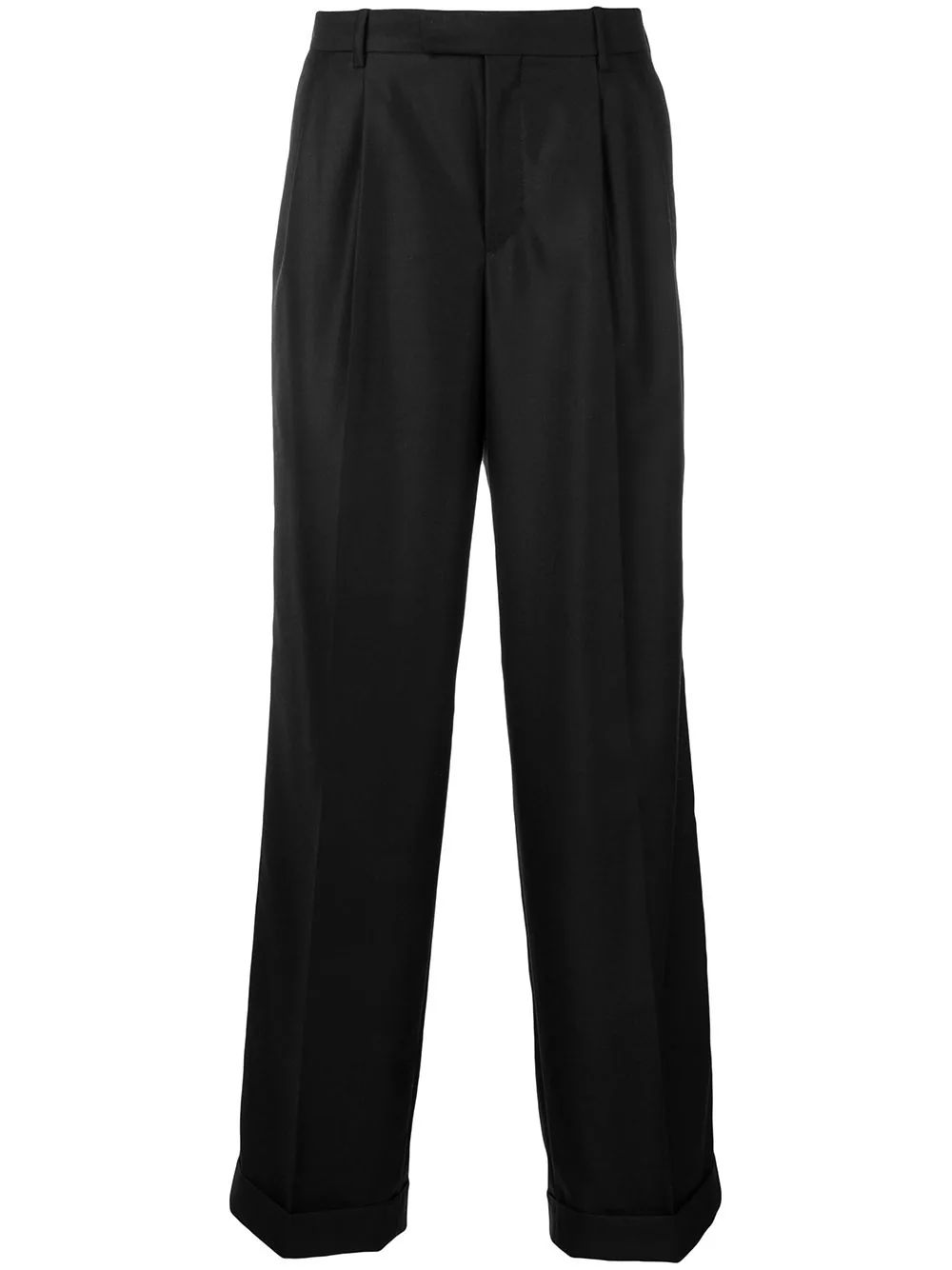 Burberry wide-leg trousers - Black | FarFetch US