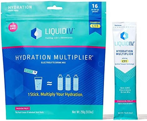 Liquid I.V. Hydration Multiplier - Passion Fruit - Hydration Powder Packets | Electrolyte Supplem... | Amazon (US)