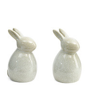 Set Of 2 Glossy Ceramic Bunnies | Decor | Marshalls | Marshalls