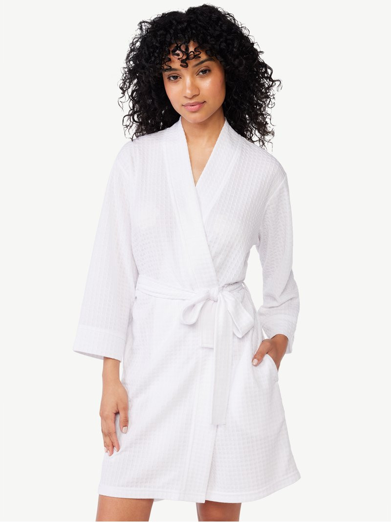 Joyspun Women's Waffle Knit Wrap Robe, Sizes S to 3XL | Walmart (US)