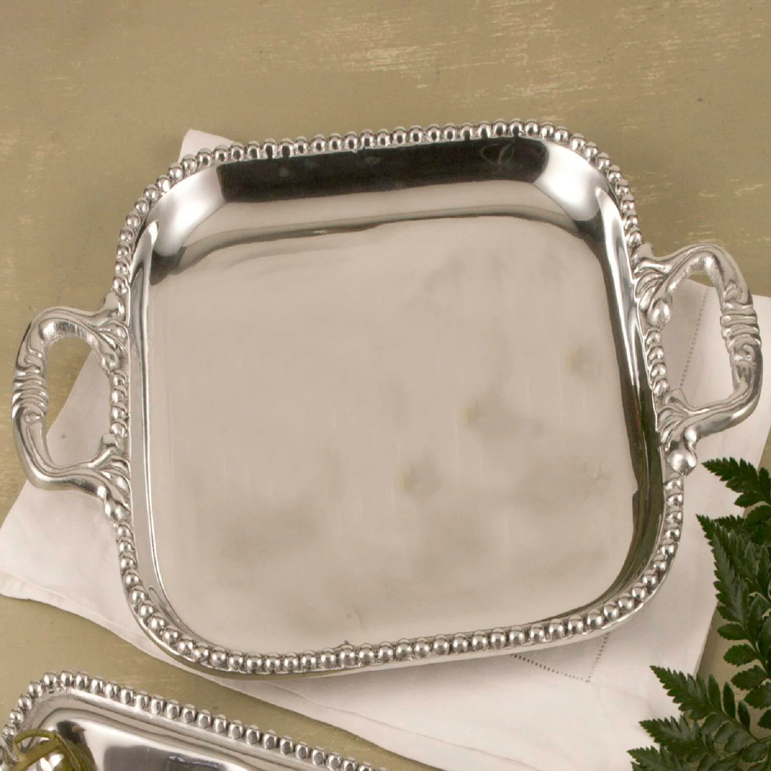 Home
	  
		
	  
	    /
	    Beatriz Ball Pearl David Square Tray | Sabavi Home