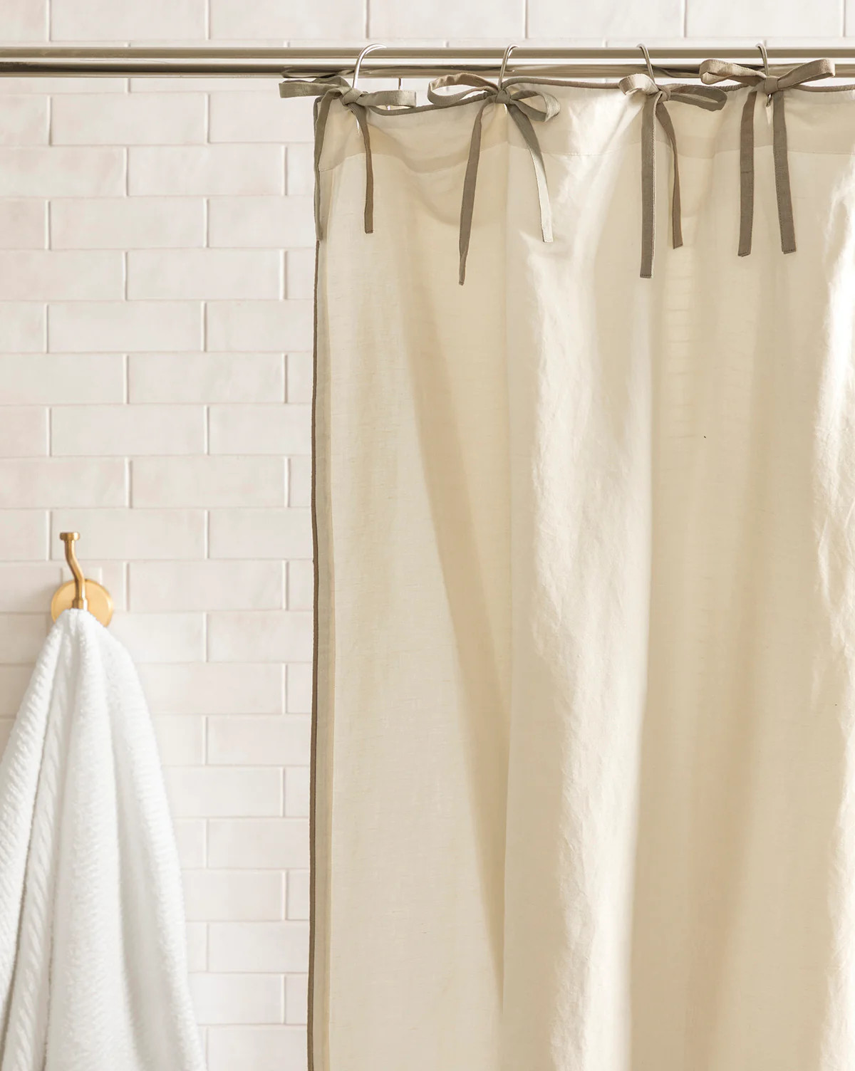 Lillian Linen Shower Curtain | McGee & Co. (US)