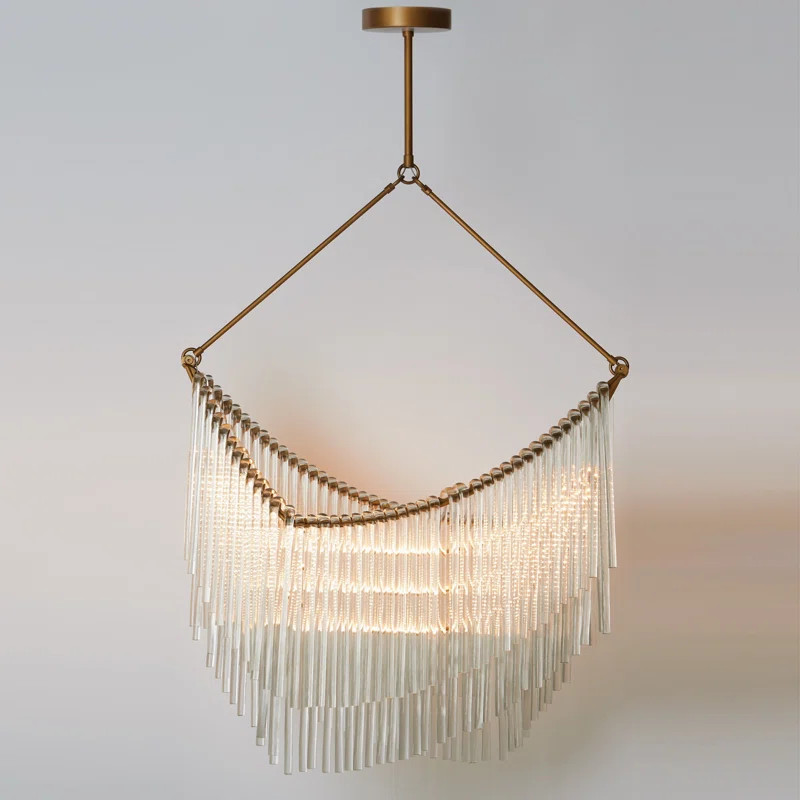 Draped Glass Chandelier | Wayfair North America