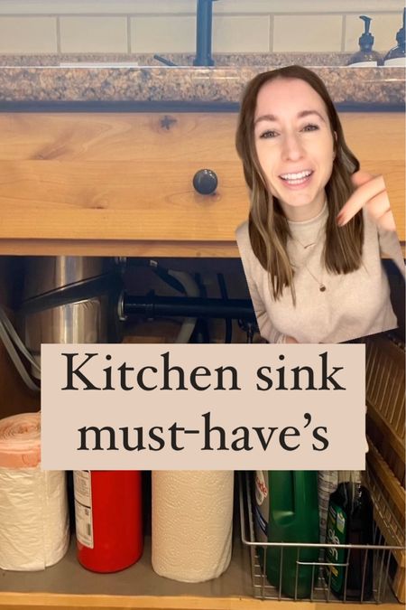 Everything I recommend keeping under your Airbnb kitchen sink (don’t forget child locks if you keep cleaning supplies here!)

#LTKunder50 #LTKsalealert #LTKxPrimeDay
