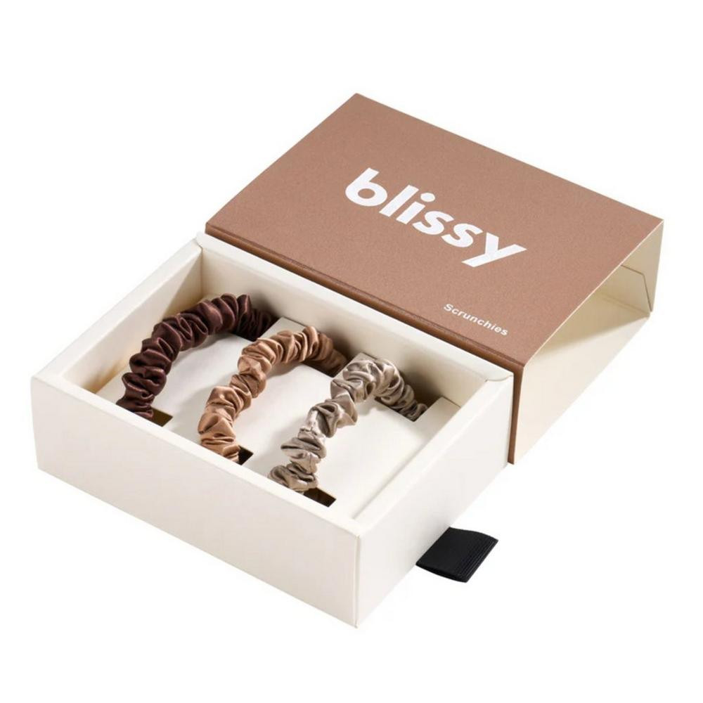 Blissy Skinny Scrunchies - Taupe/Cinnamon/Brown | Ulta