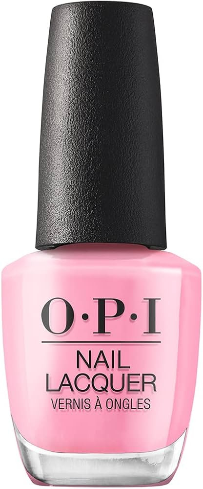 OPI Nail Lacquer, Opaque & Vibrant Crème Finish Pink Nail Polish, Up to 7 Days of Wear, Chip Res... | Amazon (US)