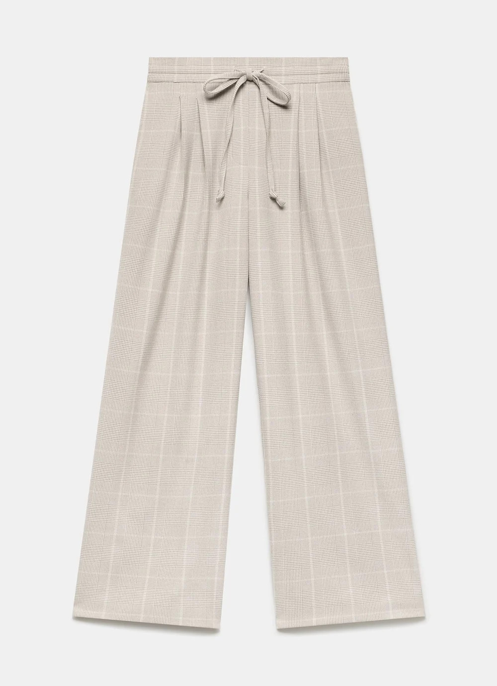 Neutral Checked Tailored Wide TrousersWAS£130.00NOW£75.00Colour: NeutralSize Guide
  
Length:Sh... | Mint Velvet
