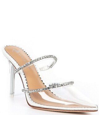 Antonio Melani Elisha Vinyl Rhinestone Mules | Dillard's | Dillard's