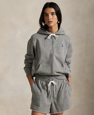 Women's Fleece Full-Zip Hoodie | Macy's