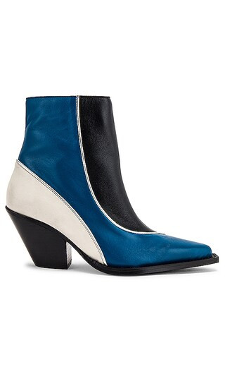 Colorblock Bootie in Cobalto | Revolve Clothing (Global)