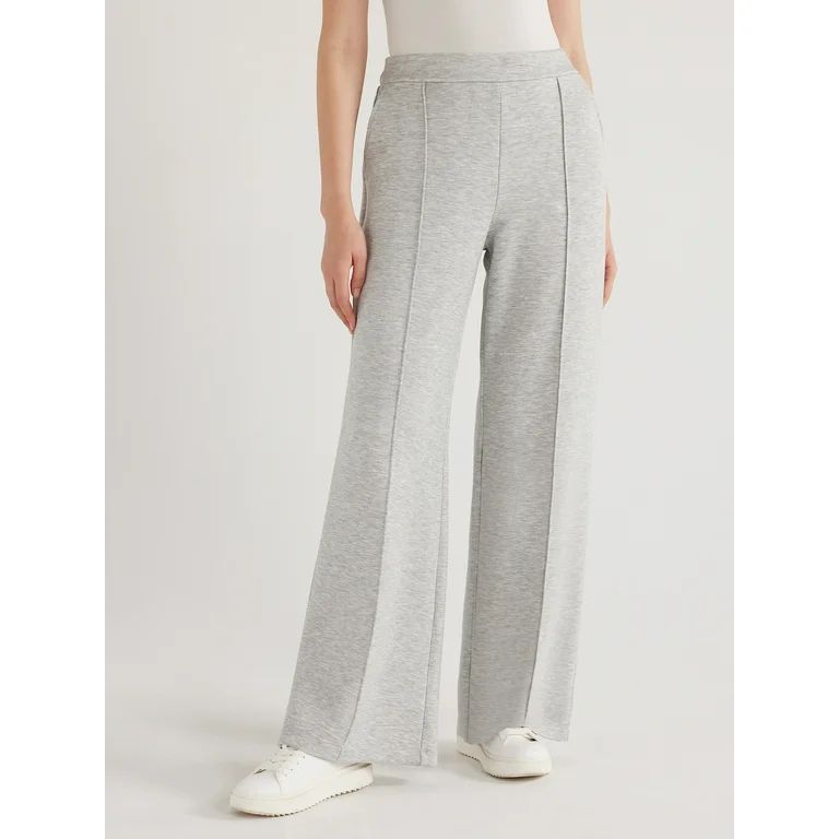 Scoop Women's and Women's Plus Scuba Knit Trouser Pants, Sizes XS-4X | Walmart (US)