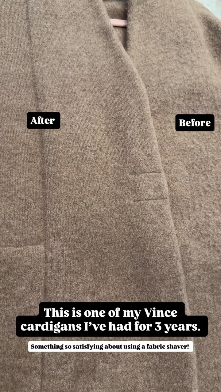 This fabric shaver is amazing! I can’t get over the difference it made in this cardigan I’ve had for over 3 years! Makes it look brand new!

Loverly Grey, Amazon, pilling remover, fabric shaved, stocking stuffer for her 

#LTKFindsUnder50