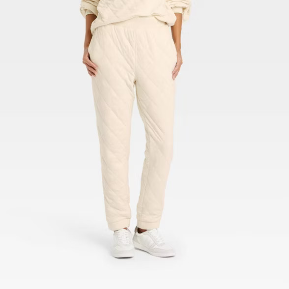Women's Quilted Jogger Pants - Universal Thread™ | Target