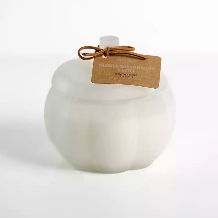 Toasted Marshmallow and Spice Pumpkin Jar Candle | Kirkland's Home