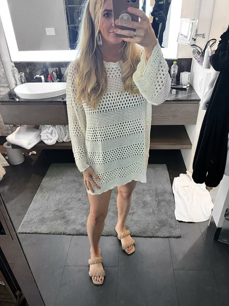 Crochet coverup is 🤌🏼 and comes in a variety of colors. #vacationoutfits #beachcoverups #coverup #swimsuitcover #swimsuitcoverup #crochetoutfit #crochetcoverup #crochett

#LTKSeasonal #LTKtravel #LTKstyletip