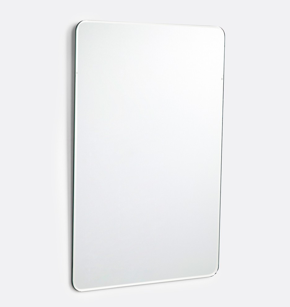 Frameless Rectangular Mirror | Rejuvenation