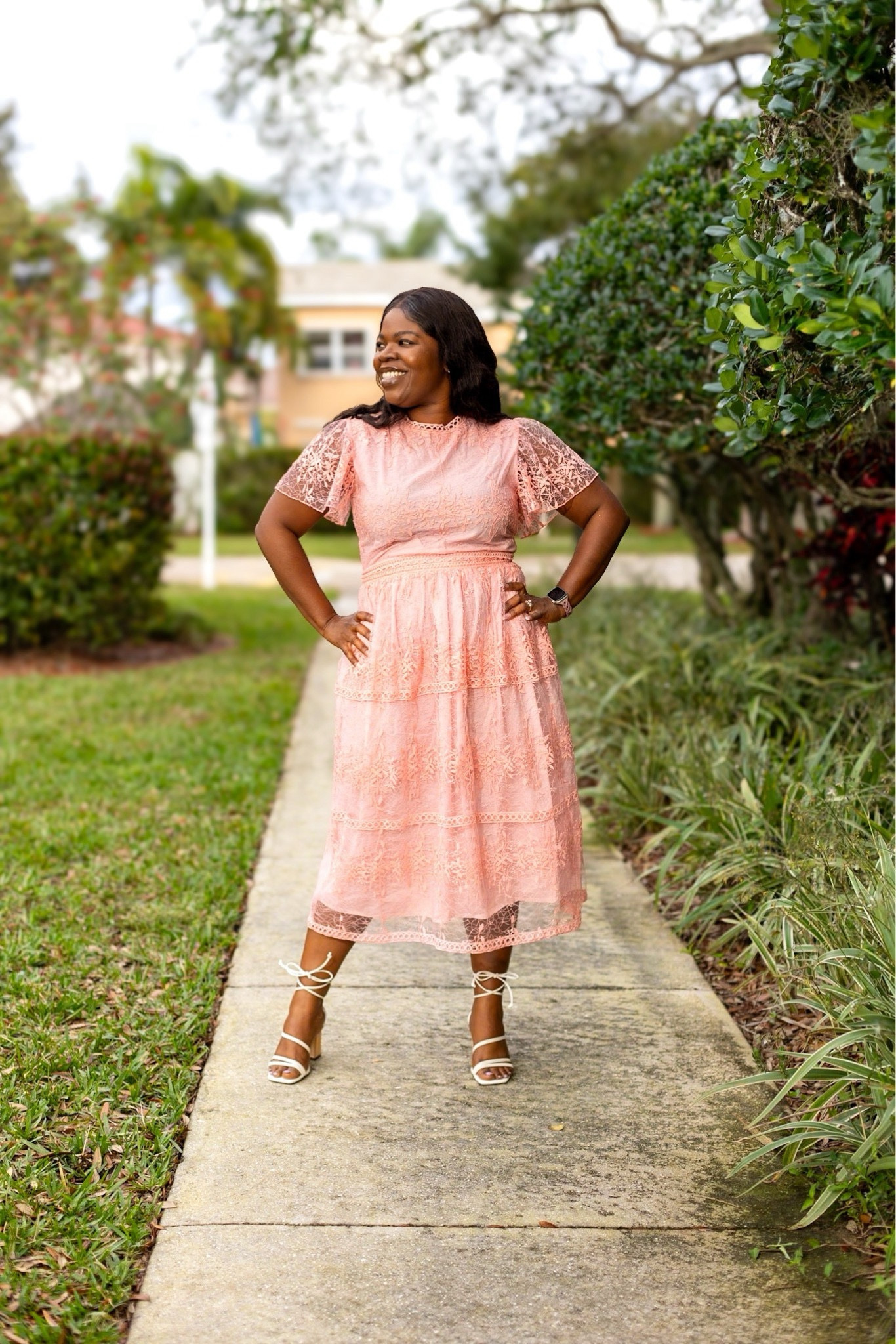 Wear this cute chic pink dress this Summer season! Perfect for a brunch date with your girlfriends or a picnic day with the fam! 
#sparkleinpink #outfitinspo #capsulewardrobe #summerfashion