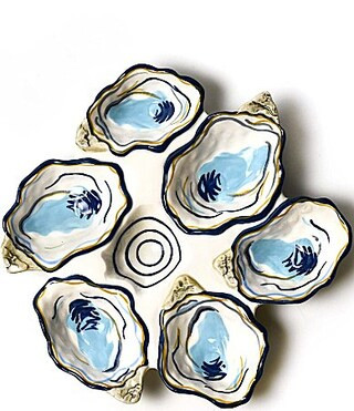 Coton Colors Oyster Half Dozen Platter - Blue | Dillard's