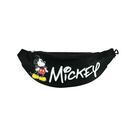 Disney Mickey Mouse Black Belly Bag (Men s or Women s) | Walmart (US)