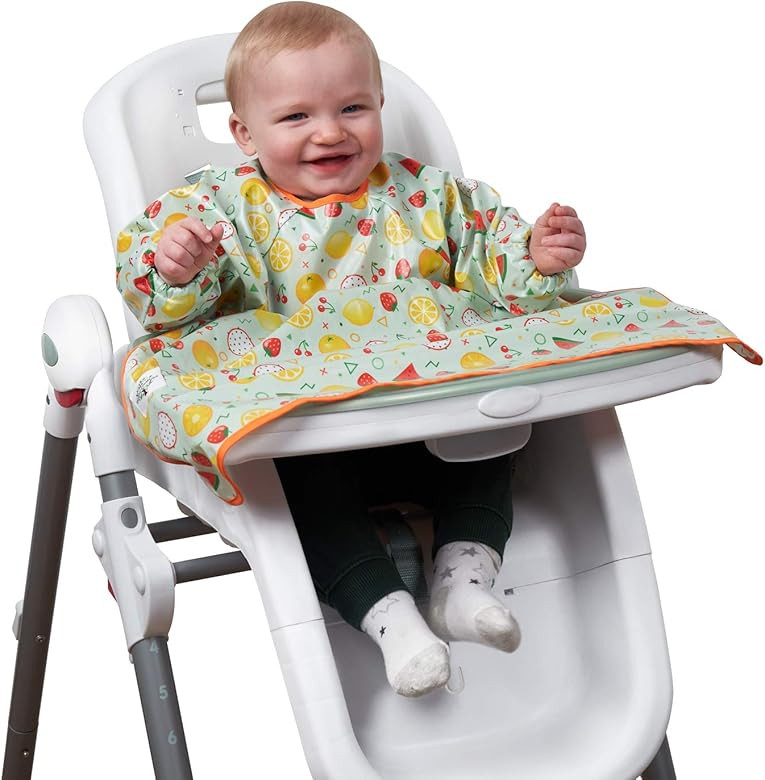 Weaning Bib - ShiShu Creations - Feeding Bib, Long Sleeve Bib, Ideal for Baby Led Weaning (BLW), Wat | Amazon (US)
