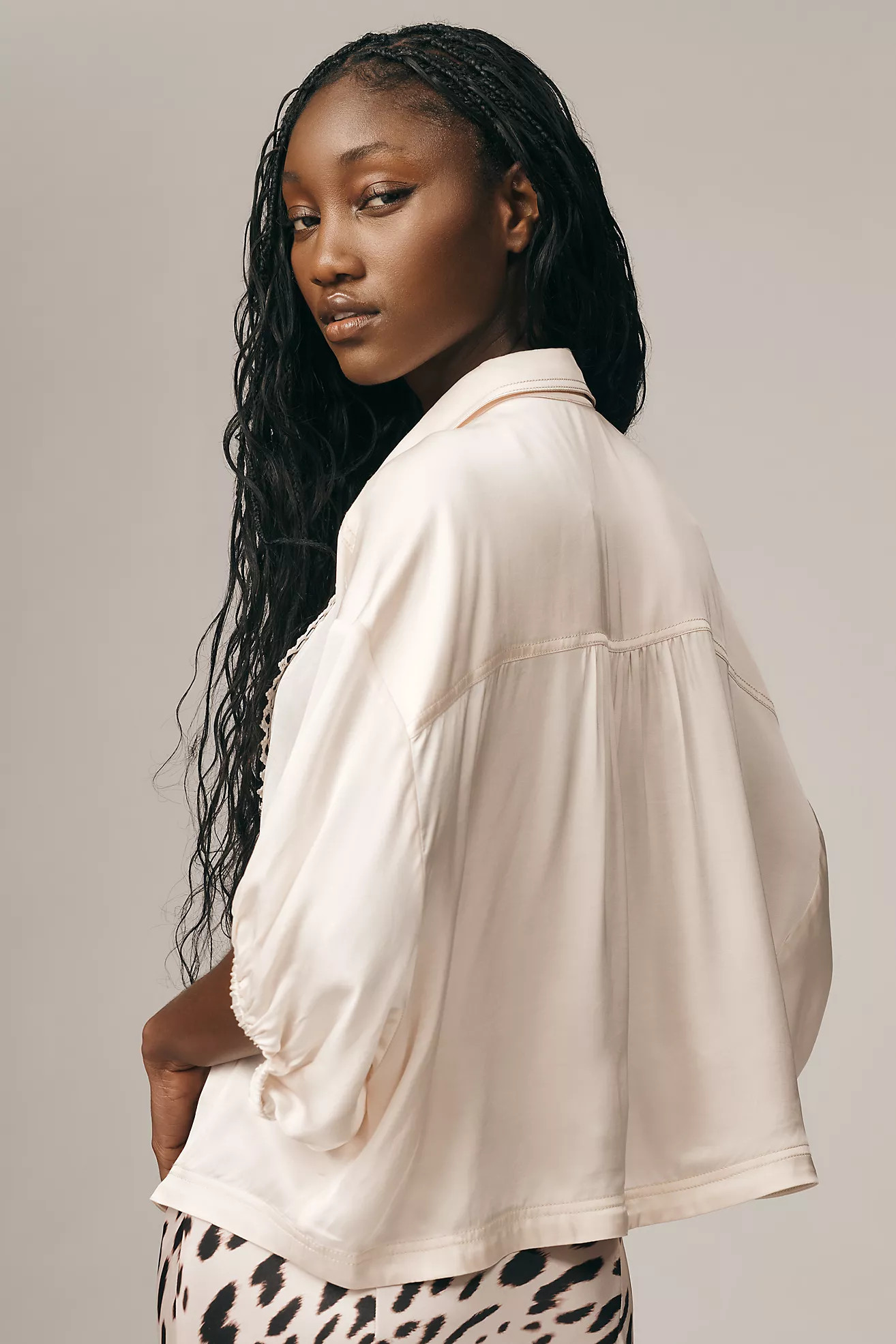 The Quincy Lace Blouse by Pilcro | Anthropologie (US)