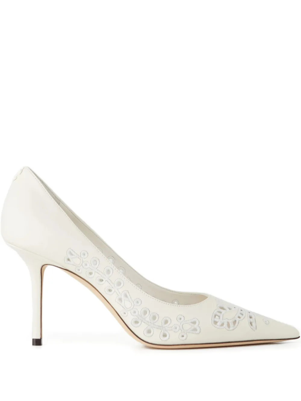 Jimmy Choo Pumps Love Con Ricamo 85mm | Bianco | FARFETCH IT | Farfetch Global