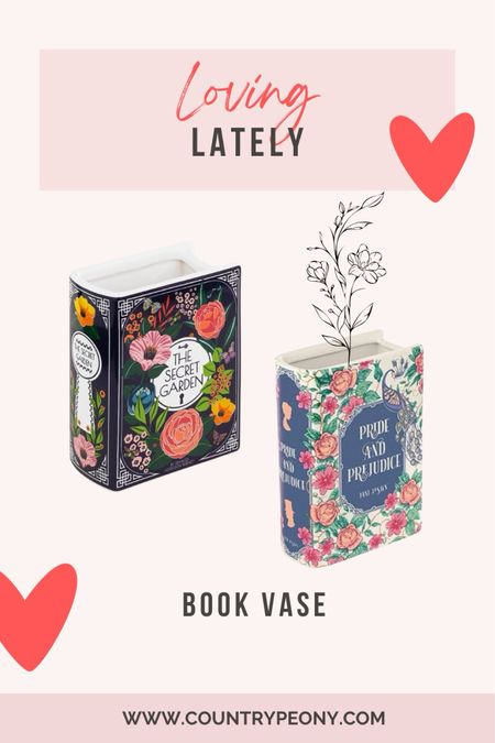 Loving Lately: I love a fun vase, and conversation piece. How amazing are these book vases? I want them all!

#LTKMostLoved #LTKhome